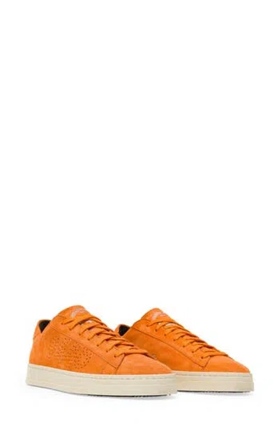 P448 Jack Suede Low Top Sneaker In Orange
