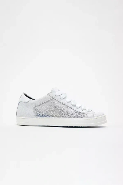 P448 John Fiore Sneakers In Silver