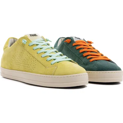 P448 John Kaleidoscope Sneaker In Yellow