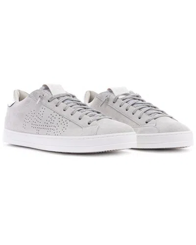 P448 John Leather Sneaker In Animal Print