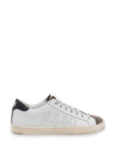 P448 John Logo-perforated Sneakers In White