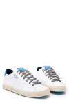 P448 John Sneaker In White/turquoise
