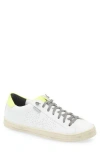 P448 John Sneaker In White/yellow