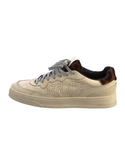 Pre-owned P448 Leather Printed Sneakers
