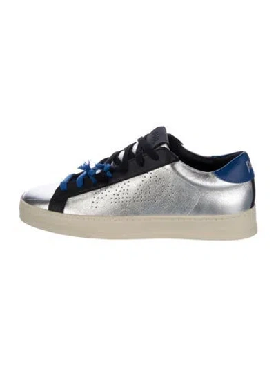 Pre-owned P448 Leather Sneakers In Black