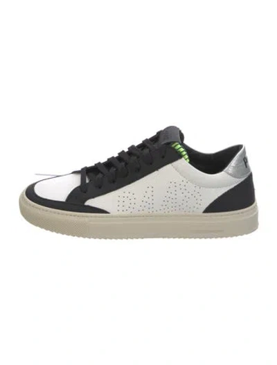Pre-owned P448 Leather Sneakers In Black