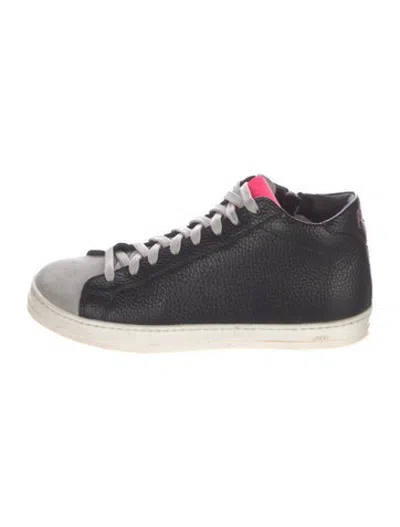Pre-owned P448 Leather Sneakers In Black