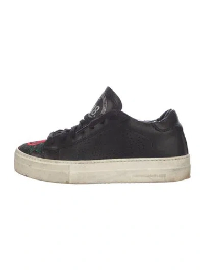 Pre-owned P448 Leather Sneakers In Blue