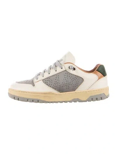 Pre-owned P448 Leather Sneakers In Gold