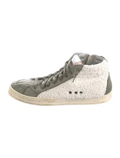 Pre-owned P448 Leather Sneakers In Green