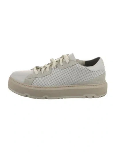 Pre-owned P448 Leather Sneakers In Neutral