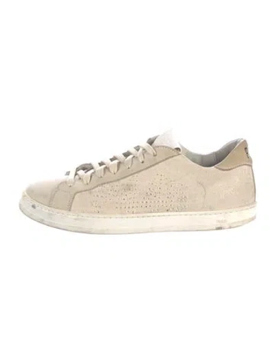 Pre-owned P448 Leather Sneakers In Neutral
