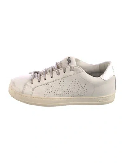 Pre-owned P448 Leather Sneakers In Neutral