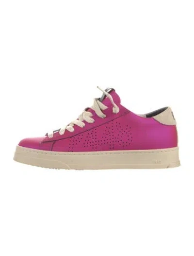 Pre-owned P448 Leather Sneakers In Pink