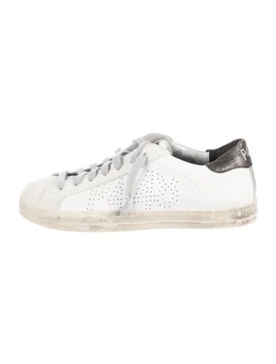 Pre-owned P448 Leather Sneakers In White