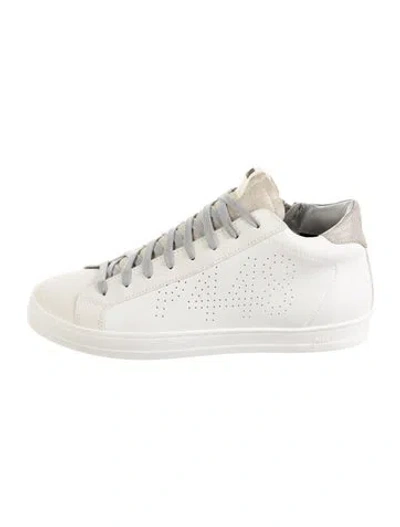 Pre-owned P448 Leather Sneakers In White