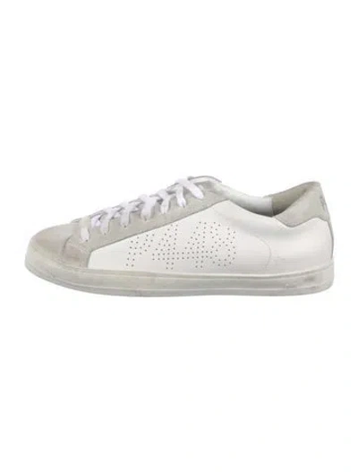 Pre-owned P448 Leather Sneakers In White