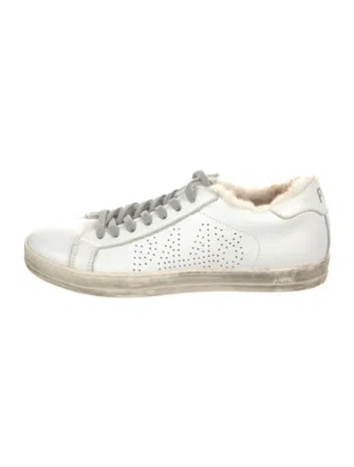 Pre-owned P448 Leather Sneakers In White