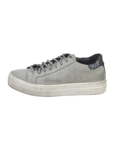 Pre-owned P448 Leather Sneakers In White