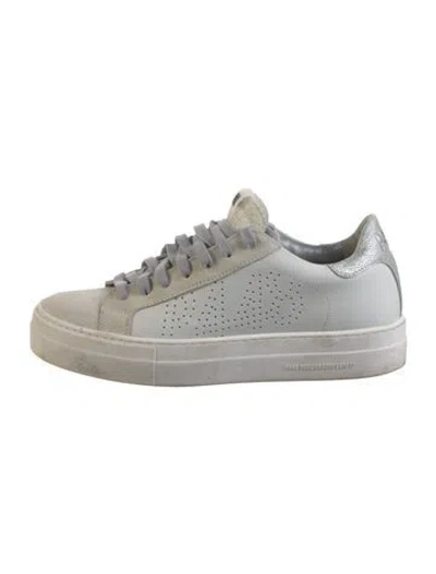 Pre-owned P448 Leather Sneakers In White