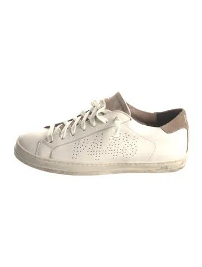Pre-owned P448 Leather Sneakers In White