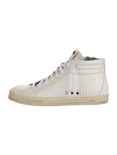 Pre-owned P448 Leather Sneakers In White