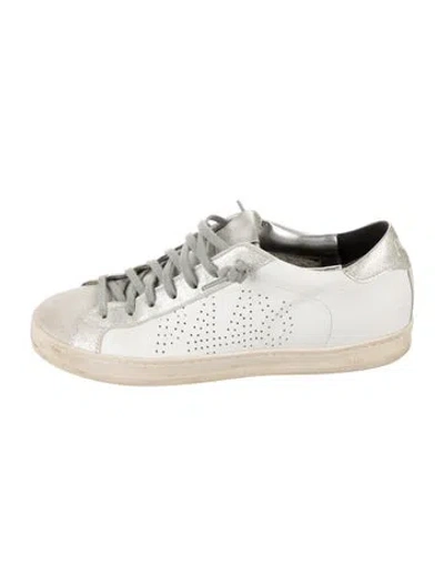 Pre-owned P448 Leather Sneakers In White