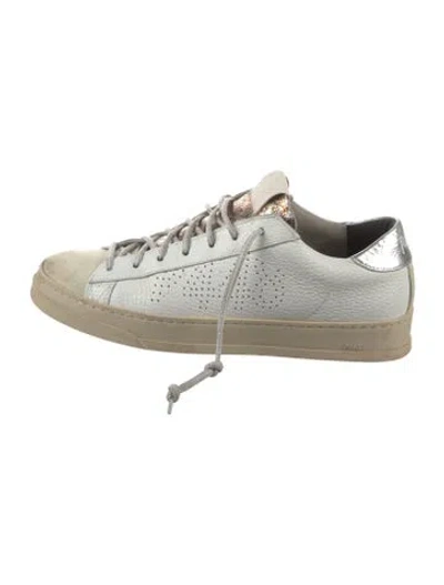 Pre-owned P448 Leather Sneakers In White