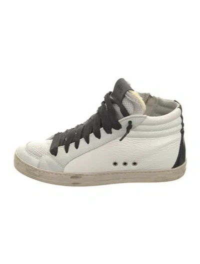 Pre-owned P448 Leather Sneakers In White