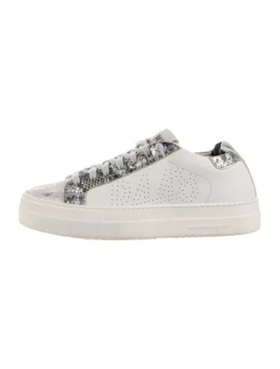 Pre-owned P448 Leather Sneakers In White