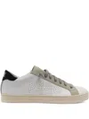 P448 Logo-perforated Sneakers In White