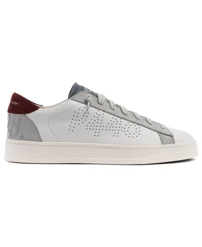 P448 Men's Jack C Heel Tab Round Toe Shoes In Gray