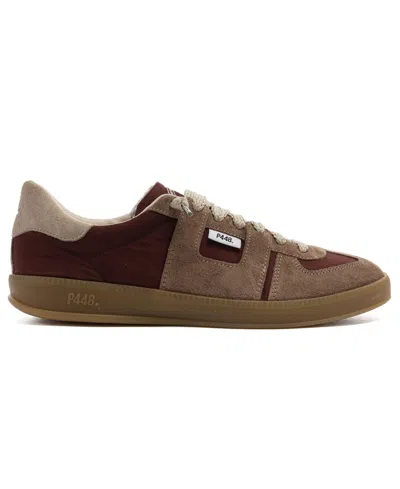 P448 Men's Monza Terracotta Trim Round Toe Sneakers In Multi
