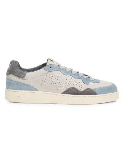 P448 Men's Vert Colorblock Leather Low-top Sneakers