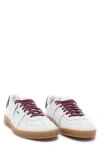 P448 Monza Low Top Sneaker In Whi/retro