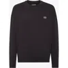 P448 Organic Cotton Pullover Sweatshirt In Black