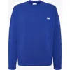 P448 Organic Cotton Pullover Sweatshirt In Blue