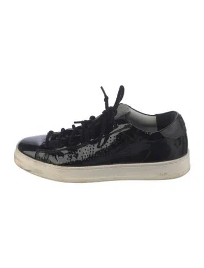 Pre-owned P448 Patent Leather Sneakers In Black