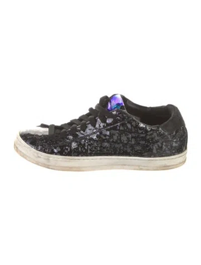 Pre-owned P448 Patent Leather Sneakers In Purple