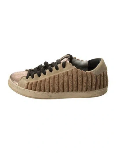 Pre-owned P448 Patterned Sneakers In Brown