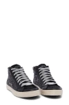 P448 Skate High Top Sneaker In Black
