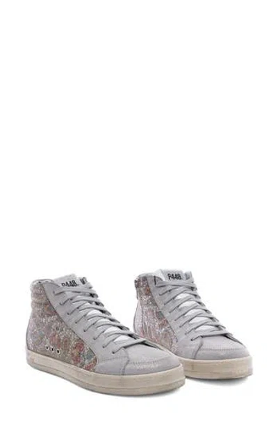 P448 Skate High Top Sneaker In Gray