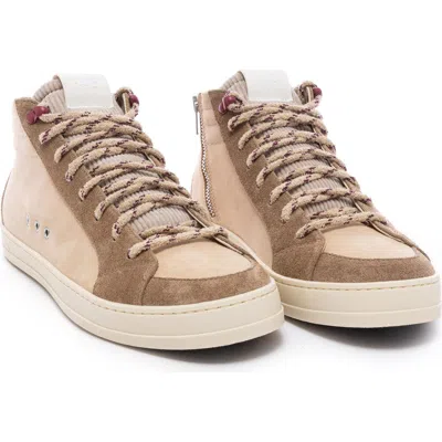 P448 Skater High Top Sneaker In Brown