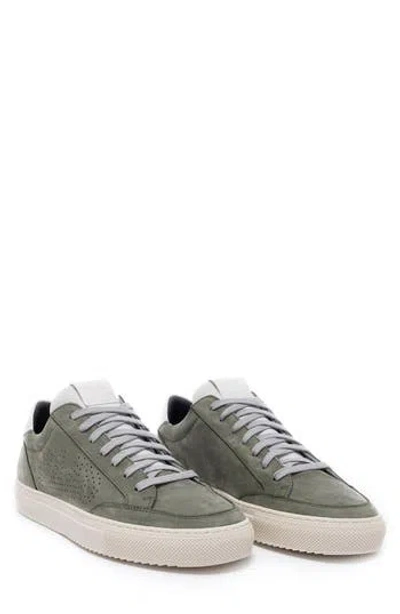 P448 Soho Perforated Sneakers In Green