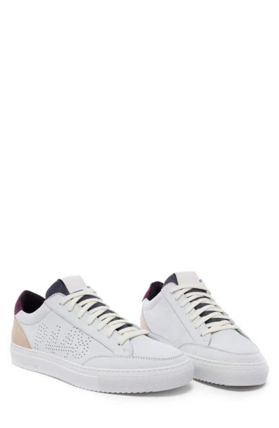 P448 Soho Sneaker In White-retro