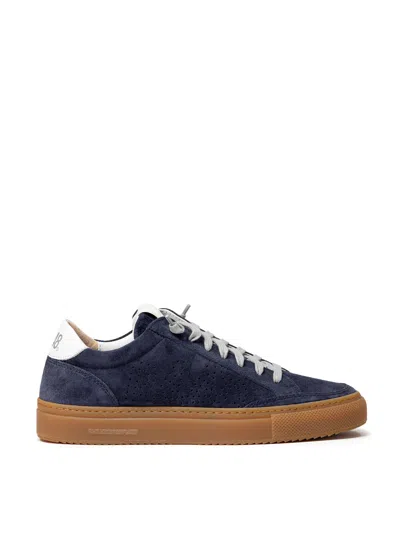 P448 Soho-w Blue Suede Sneakers