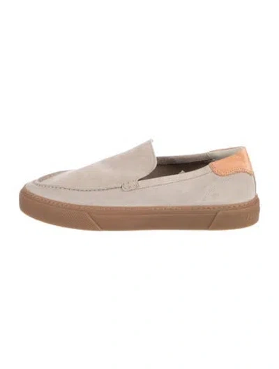 Pre-owned P448 Suede Loafers In Neutrals