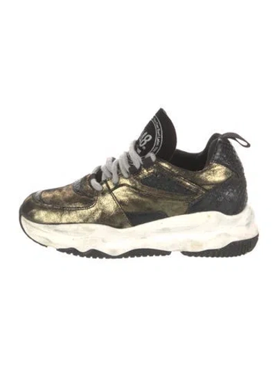 Pre-owned P448 Suede Printed Sneakers