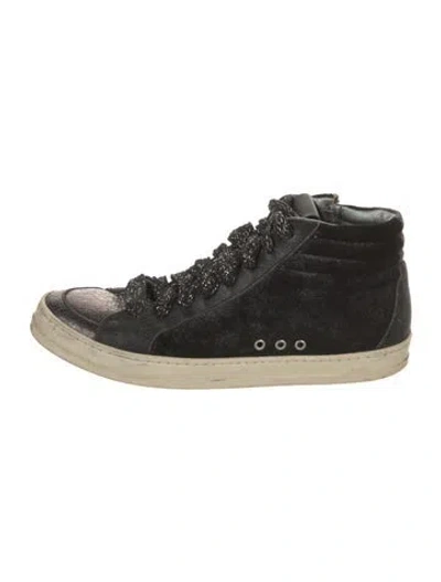 Pre-owned P448 Suede Sneakers In Black