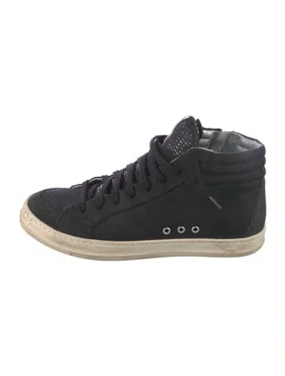 Pre-owned P448 Suede Sneakers In Black